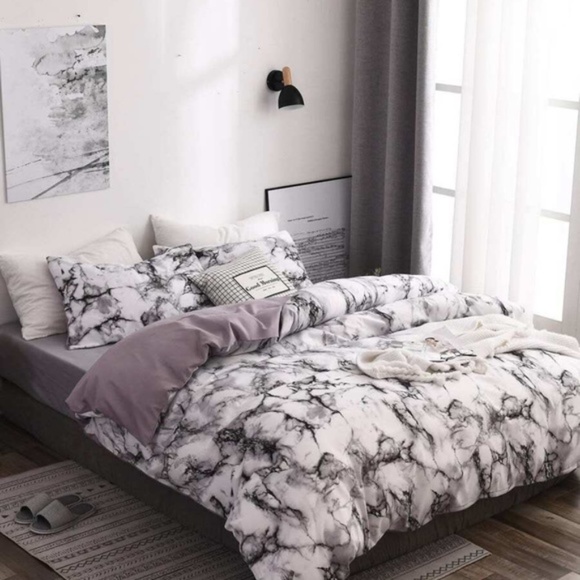 Marble Print Bedding Set - Picture 4 of 4